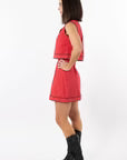 Emmy Set SKIRT ONLY- Red/Black