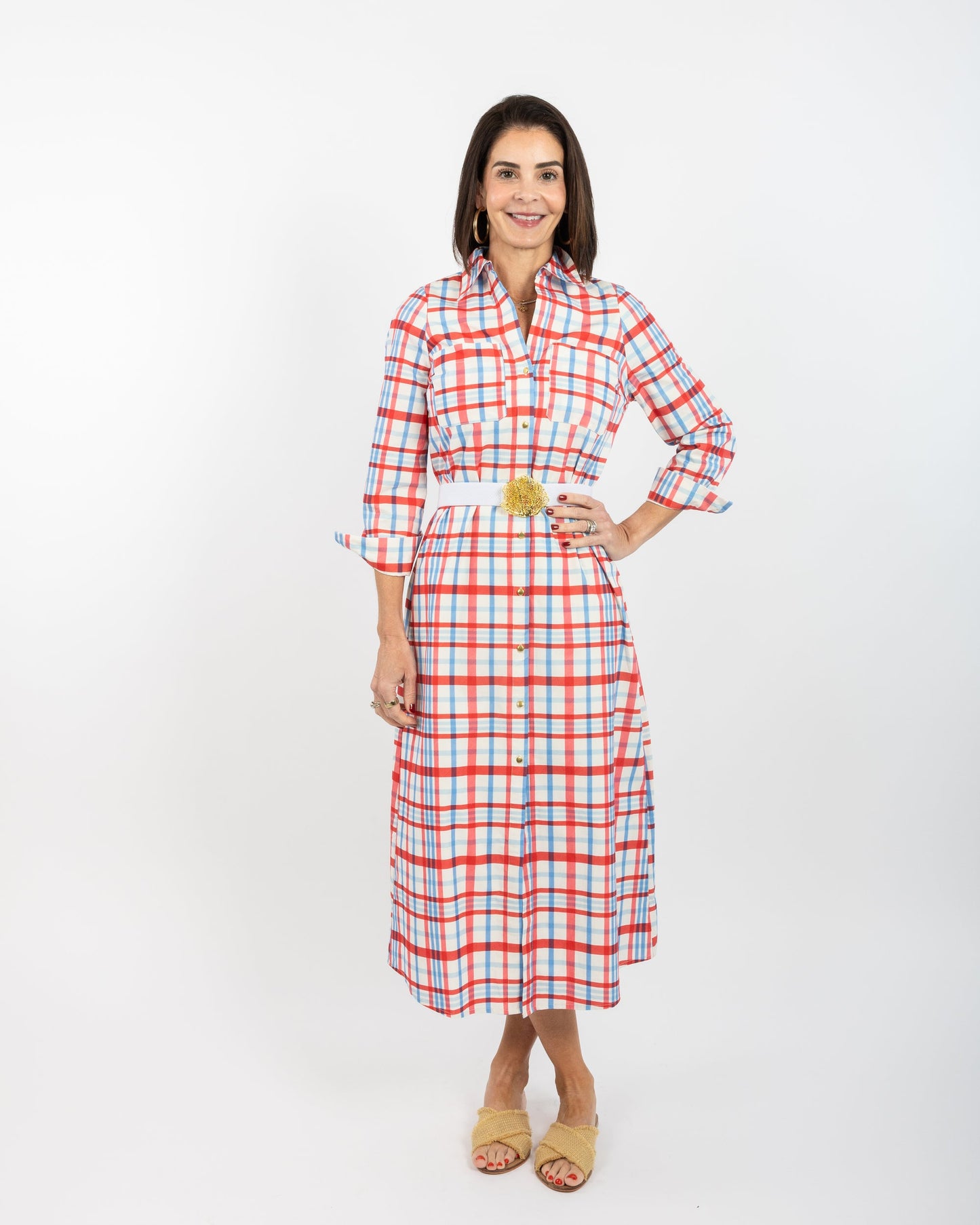 Harper Dress - Summer Plaid