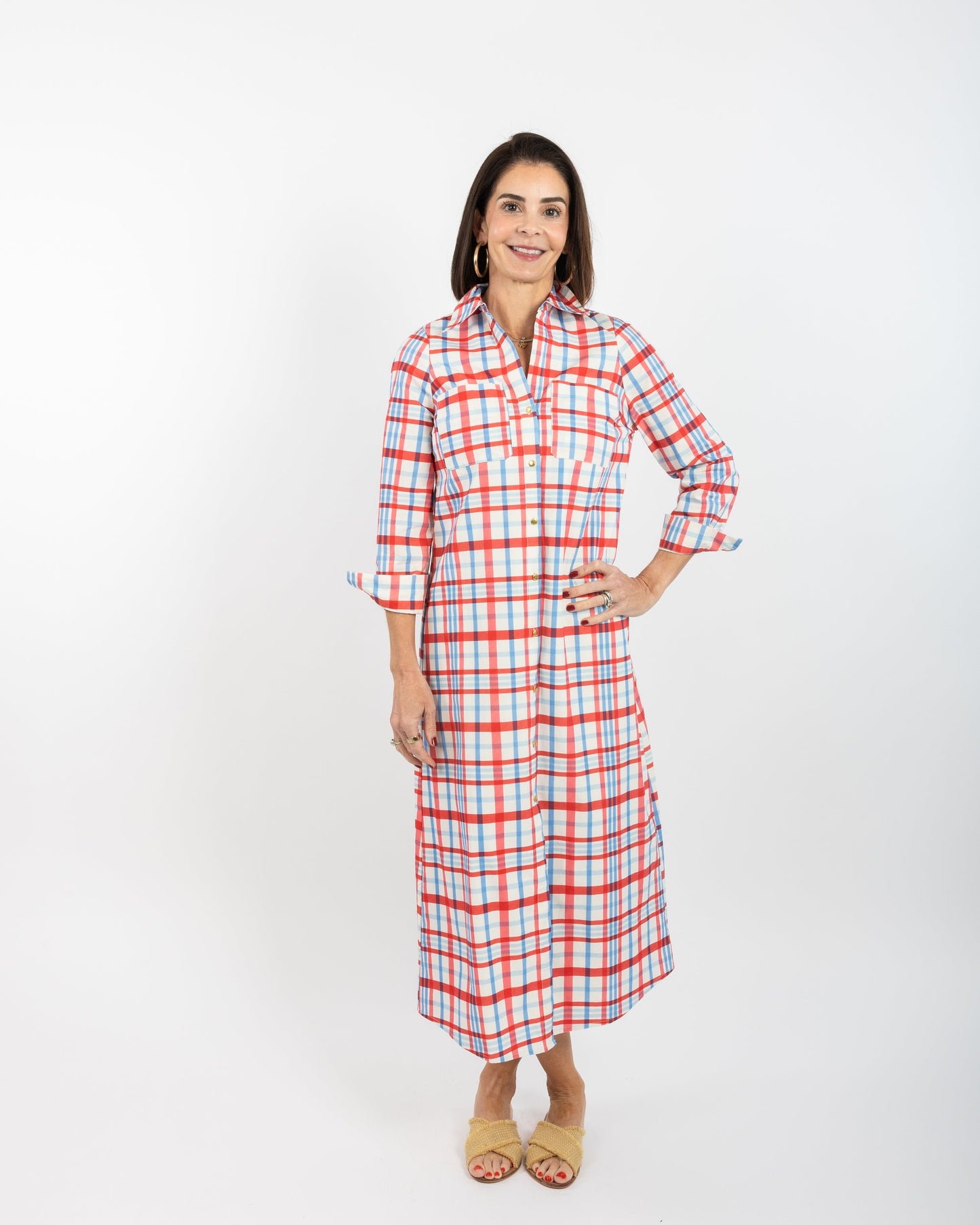 Harper Dress - Summer Plaid