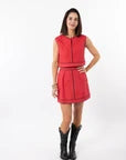 Emmy Set SKIRT ONLY- Red/Black