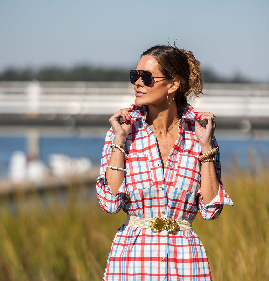 Harper Dress - Summer Plaid